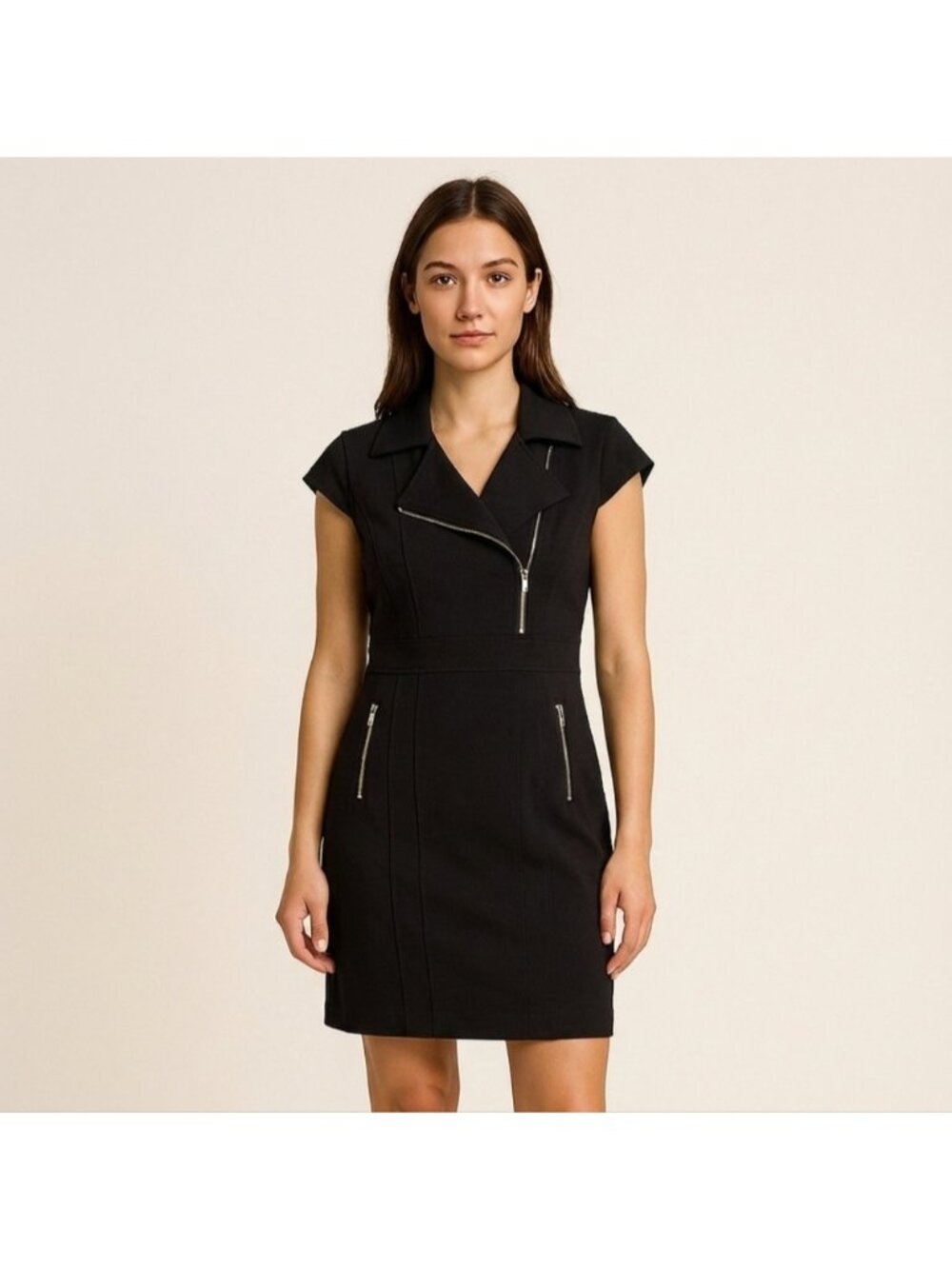 Calvin Klein Black Dress Gold Hardware